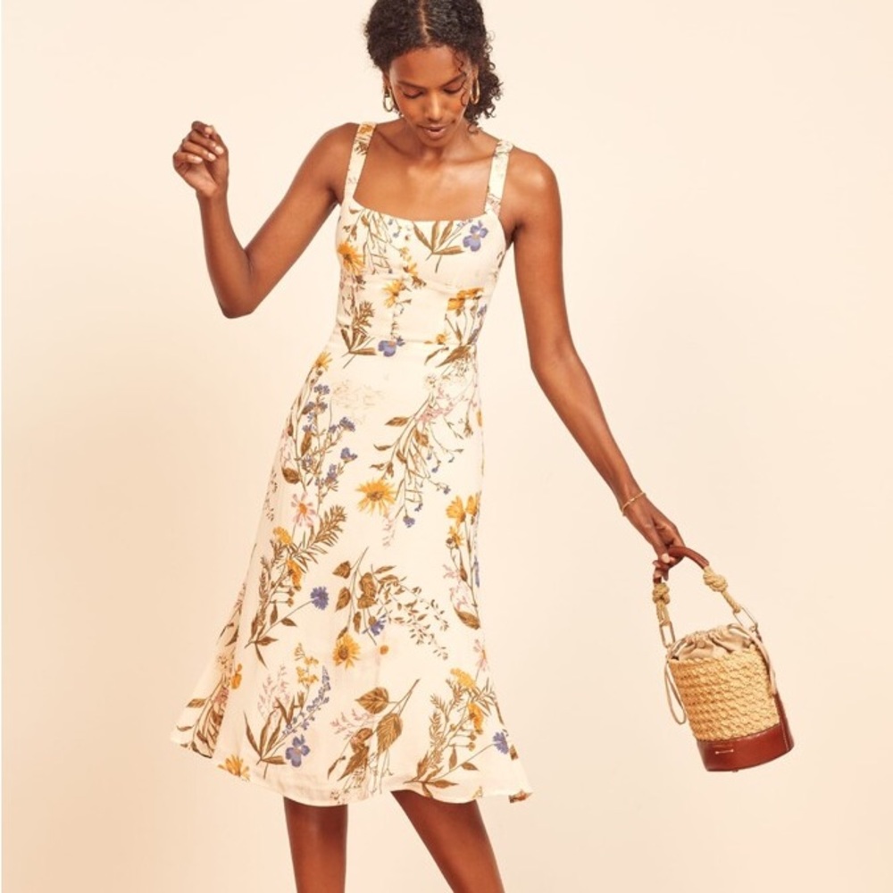 reformation camari dress size 0